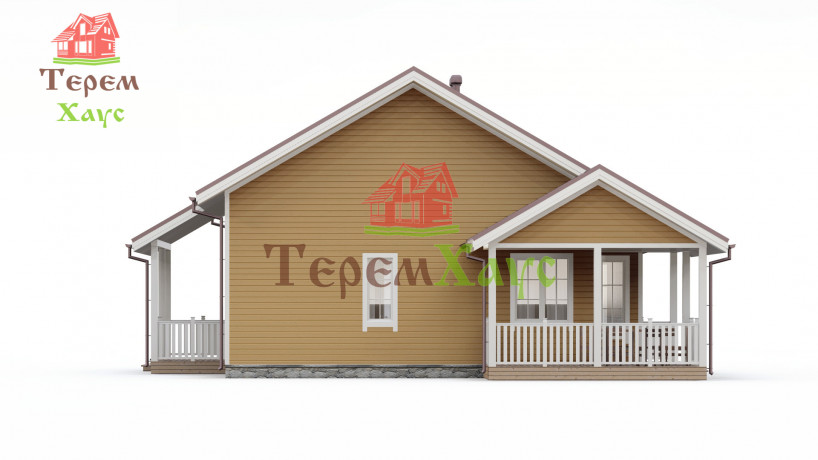 ДОМ С САУНОЙ (каркасный без внутренней отделки) 